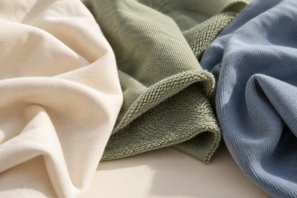 Sunlit Trio of Cotton Textures